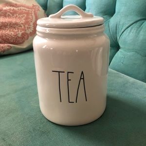 Rae Dunn tea canister